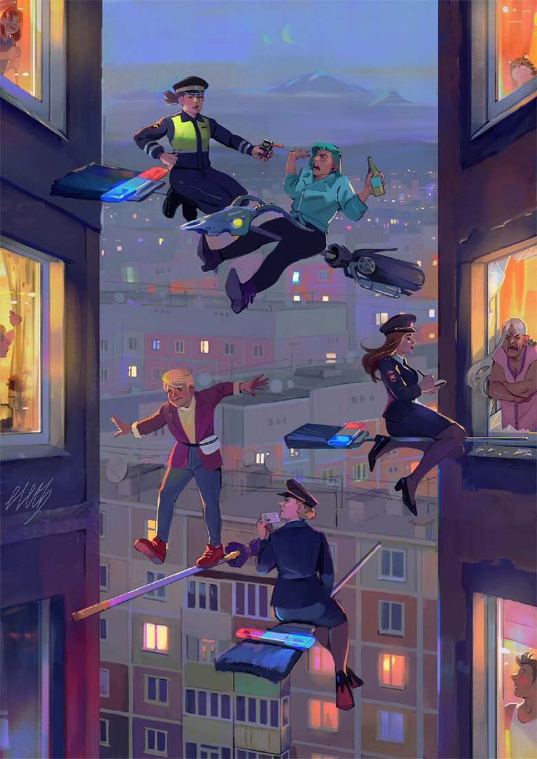 【画师推荐】俄罗斯的插画师Julia Zhuravleva的作品分享