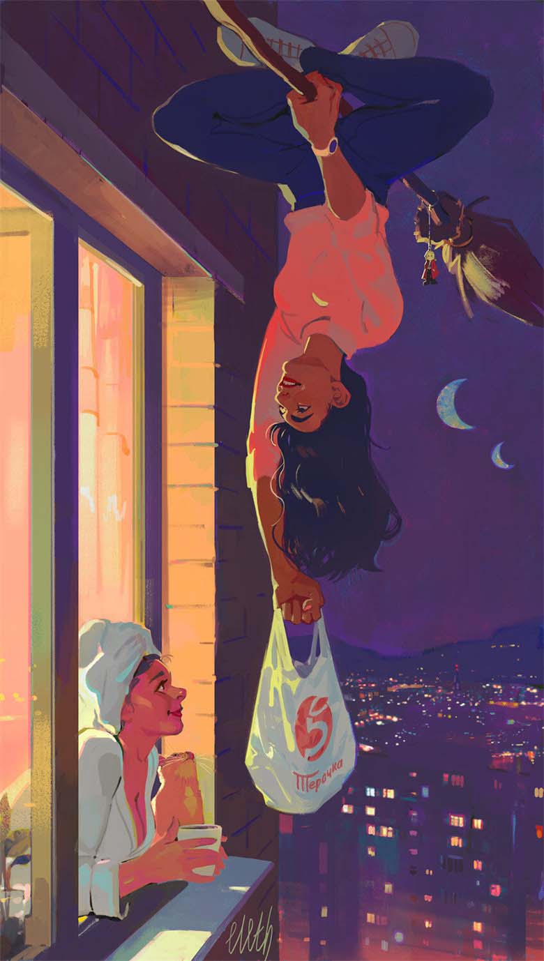 【画师推荐】俄罗斯的插画师Julia Zhuravleva的作品分享