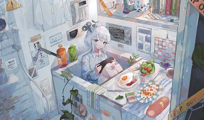 【画师推荐】日本人气绘画师梅まろ的作品欣赏