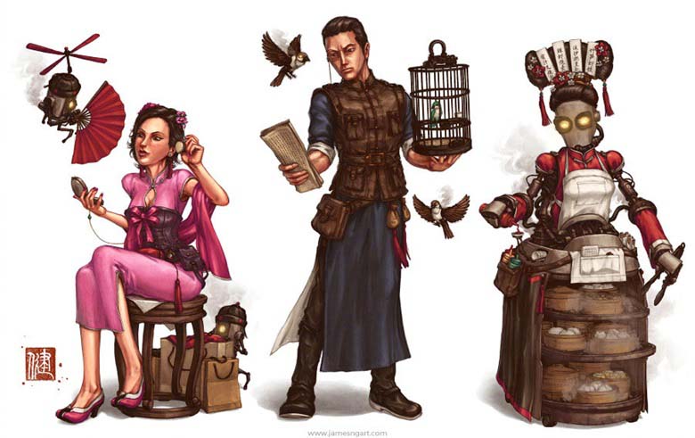 【画师推荐】华裔自由概念艺术家James Ng的作品欣赏