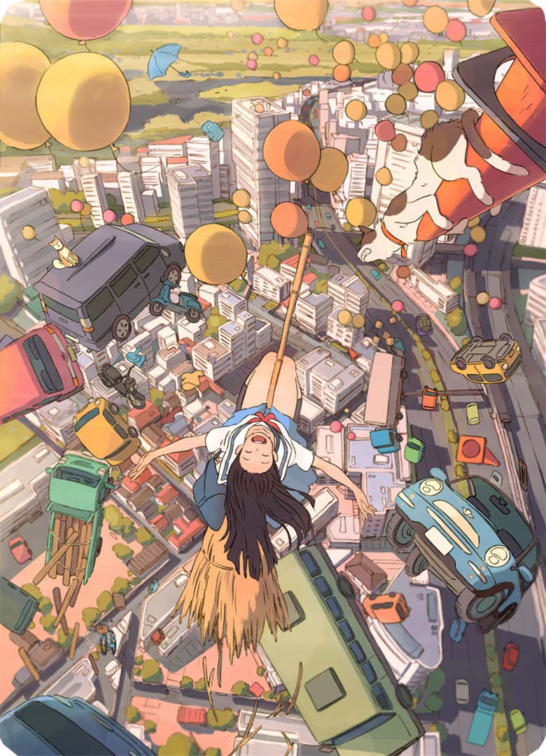 【画师推荐】动画手绘艺术家新井阳次郎的作品分享漫联教育