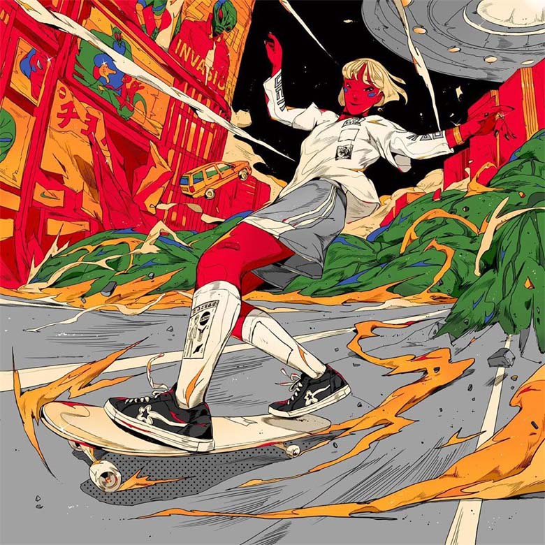 【画师推荐】中国台湾人物插画设计师周建安的作品分享