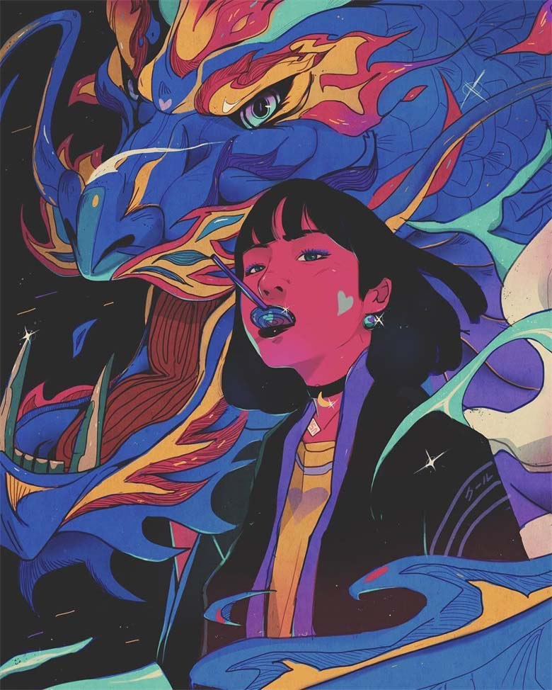 【画师推荐】中国台湾人物插画设计师周建安的作品分享