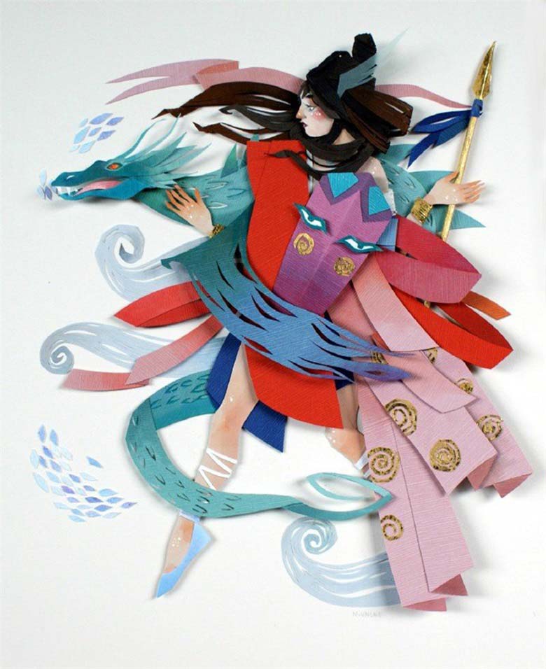 【画师推荐】加拿大剪纸艺术家Morgana Wallace的作品分享