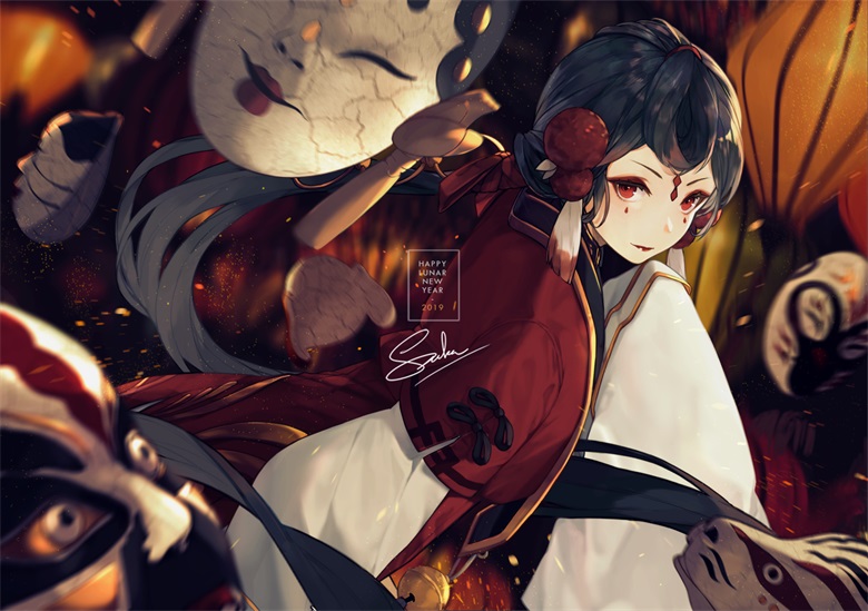 【画师推荐】日本画师Saika『罪歌』的作品欣赏