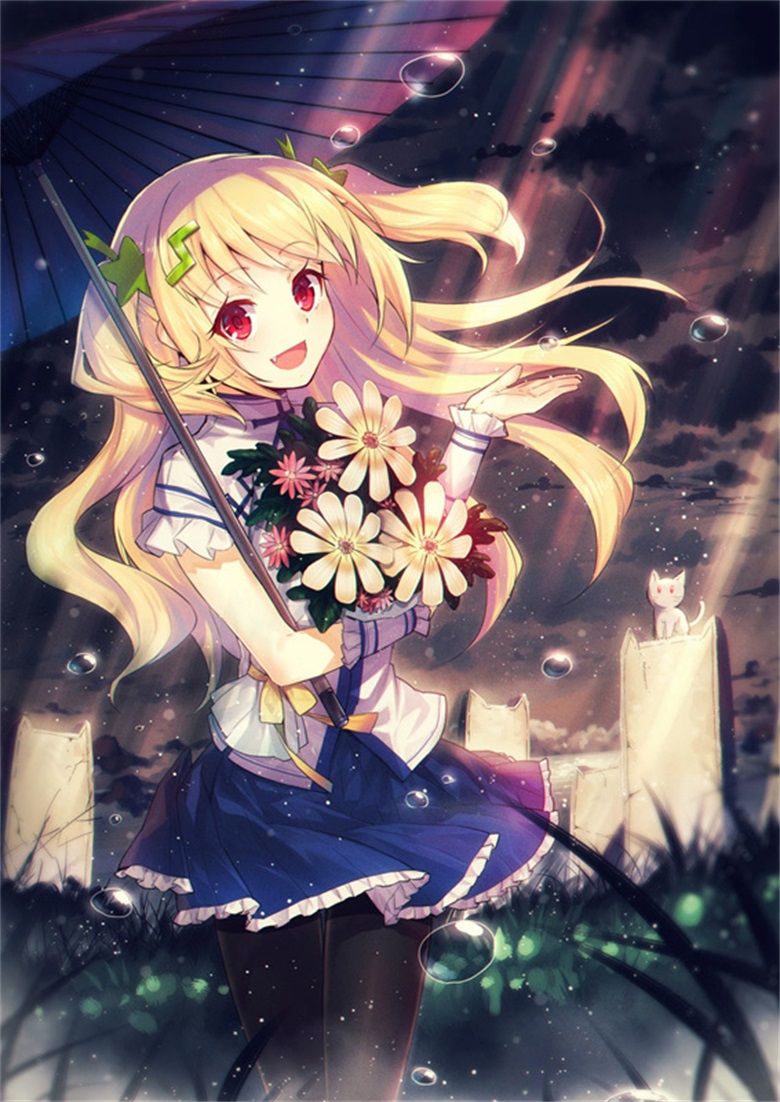 【绘画作品分享】下雨天的小姐姐