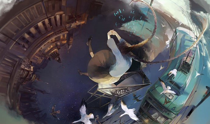 【画师推荐】中国画师nineo的插画分享